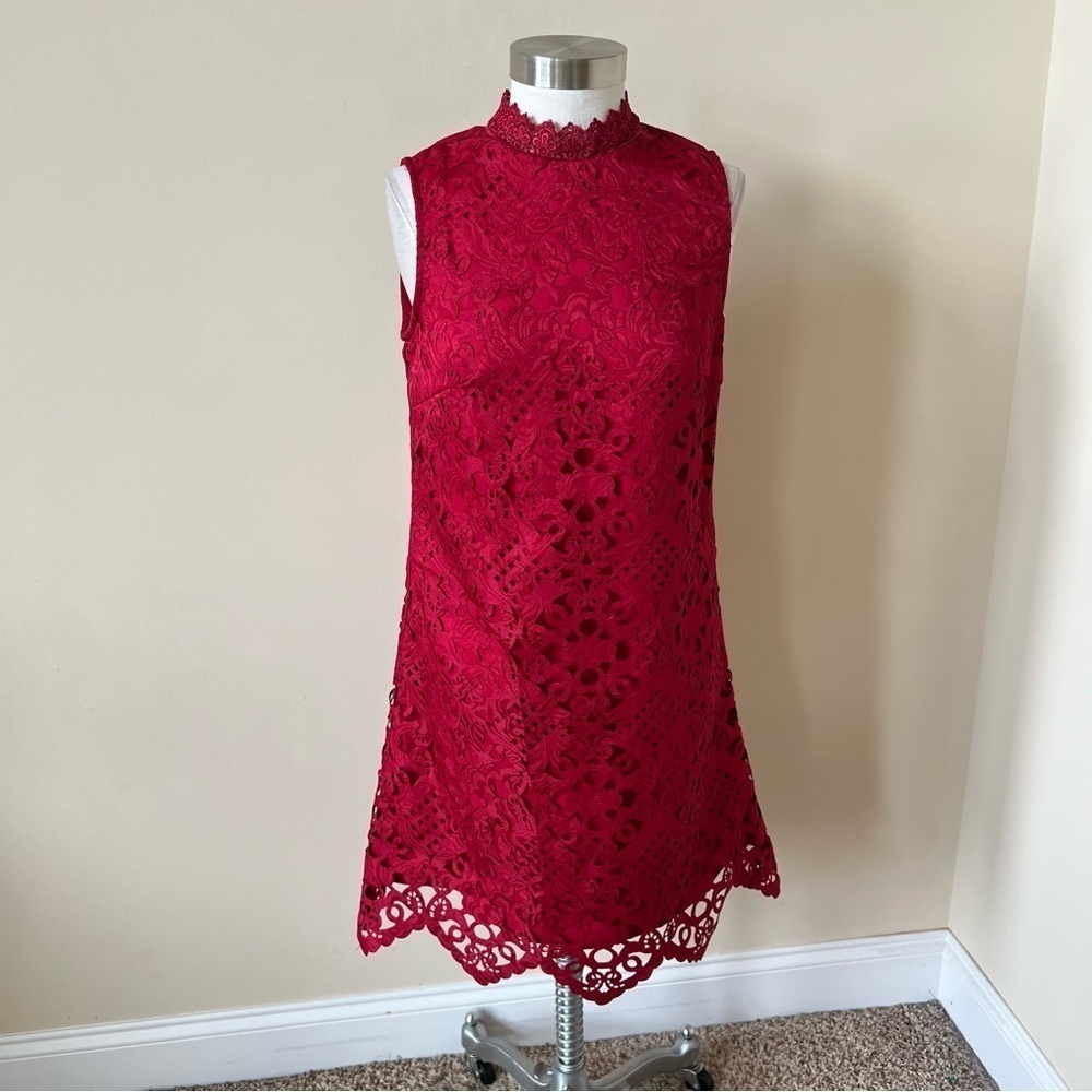 Chi Chi London lace shift dress 13470 - Picture 4 of 11